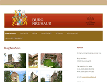 Tablet Screenshot of burg-neuhaus.com