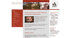 Desktop Screenshot of burg-neuhaus.de