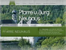 Tablet Screenshot of burg-neuhaus.at